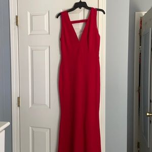 Floor Length Red Gala/Prom Dress